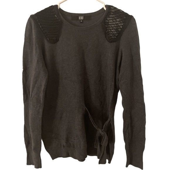 BEDO Crew Neck Sweater with Beading - Picture 1 of 7